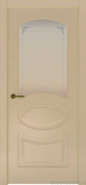 Дверь Provence 1 (слоновая кость, стекло белое Виола)