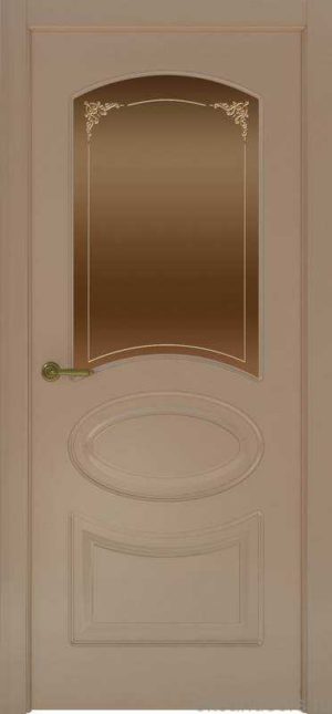 Дверь Provence 1 (мокко, стекло бронзовое Виола)